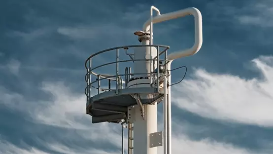 Tower at plant