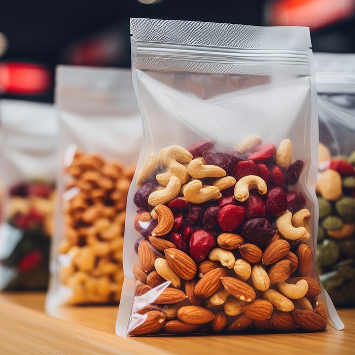 Trail mix in a supermarket
